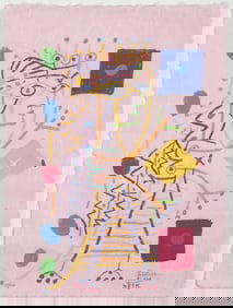 After Pablo Picasso (Spanish 1881-1973), "La Femme aux D?s" (Jacqueline), 1958, lithograph in colors