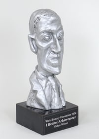 Gahan Wilson (American 1930-2019), Bust of H. P. Lovecraft: World Fantasy Award, Issued to Gahan