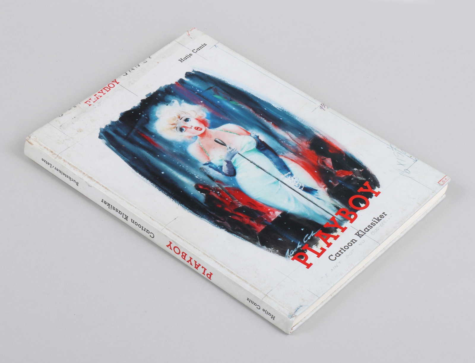 Hugh Hefner Signed Book, "Playboy: Cartoon Klassiker", Inscribed to Gahan Wilson: "Playboy: Cartoon Klassiker", signed and inscribed by Hugh Hefner to Gahan Wilson signed and inscribed, "To Gahan Wilson with appreciation, Hugh Hefner", accompanied by a typed stamped letter from Pla