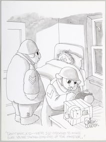 Gahan Wilson (American 1930-2019), "Don't Panic, Kid--We're Just Checking to Make Sure You're Taking