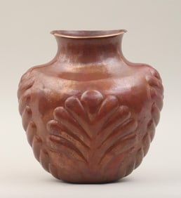 Ignacio Punzo Angel (Santa Clara del Cobre, Mexico 20th/21st century), large hand-hammered repousse