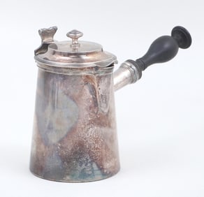 18th/19th Century French .950 Silver Chocolate Pot, Jean-Nicolas Boulanger, Paris, c. 1798-1809
