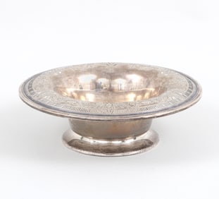 Large American Sterling Silver Footed Center Bowl, Whiting Manufacturing Co., New York, NY, 1922