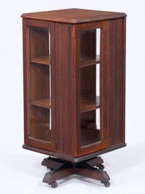 Small Oak Revolving Bookcase