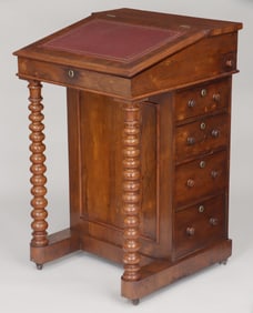 19th Century Rosewood Davenport Desk