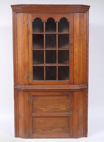 Pine Corner Cupboard