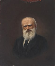 Frederick Noelle (French/American 19th Century), Portrait of a Gentleman, 1884, oil on Academy board