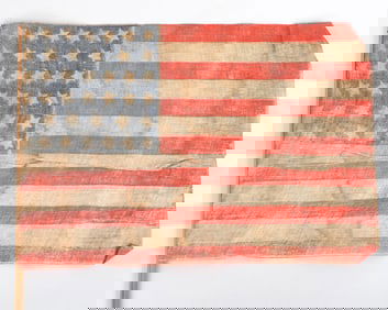 40-Star American Parade Flag, 1889