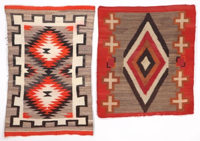 Group of (2) Navajo Rugs