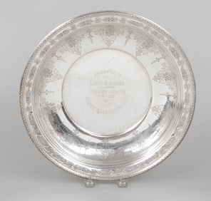 American Sterling Silver Trophy Charger