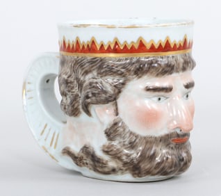 18th/19th Century Neptune Porcelain Mug