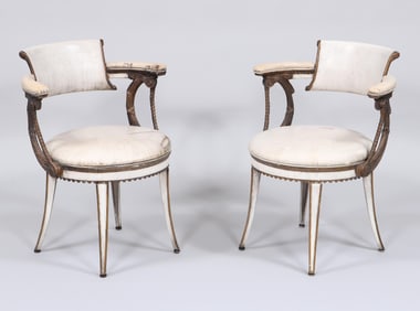 Pair of Dorothy Draper Dining Chairs