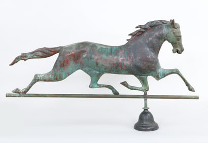 Full-Bodied Running Horse Weathervane