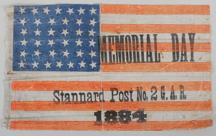 38-Star Grand Army of the Republic Flag, 1884
