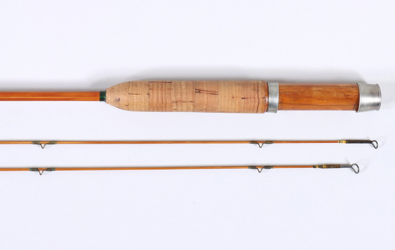 Leonard Baby Catskill 6-Foot: Rare Early Leonard Baby Catskill 6-Foot, Two-Piece Rod with Two Tips the tips short by 2" and 2-1/2", weighing 1 ounce; Leonard called it "the lightest fly rod”. The possible history of this dim