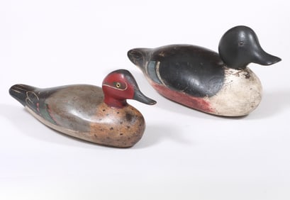 Group of (2) Factory Teal