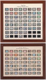 Framed Collections of United States Migratory Waterfowl Stamps