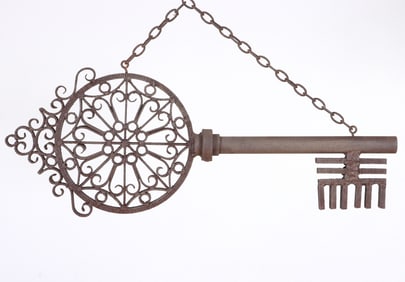 Locksmith Wrought Iron Trade Sign