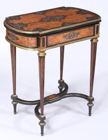 Louis XVI Style Boulle Work and Fruitwood Dressing Table