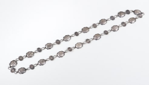 Native American Navajo Silver Concho Belt