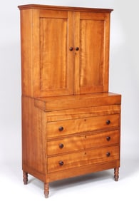 American Country Sheraton Maple Secretary