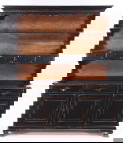 American Country Stepback Cupboard