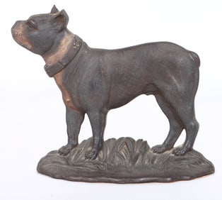 Bradley & Hubbard Boston Terrier Dog Doorstop