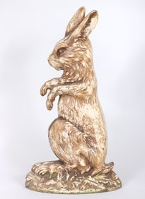 Bradley & Hubbard Large Rabbit Doorstop
