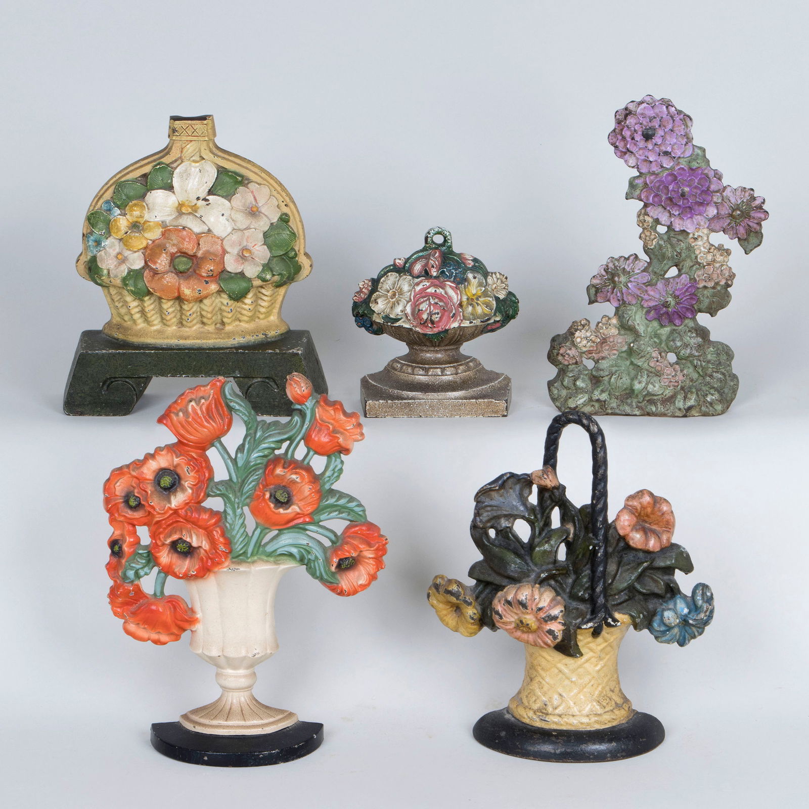 Group of (5) Flower Doorstops (1 of 14)