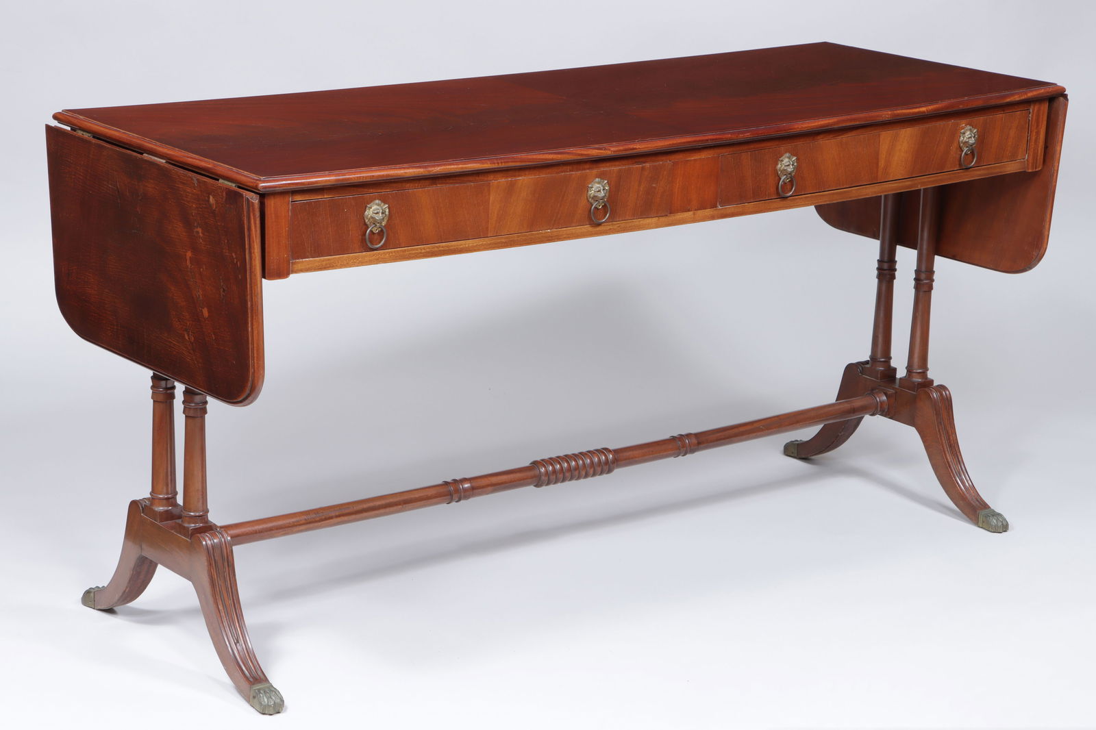 English Mahogany Regency-Style Sofa Table (1 of 6)