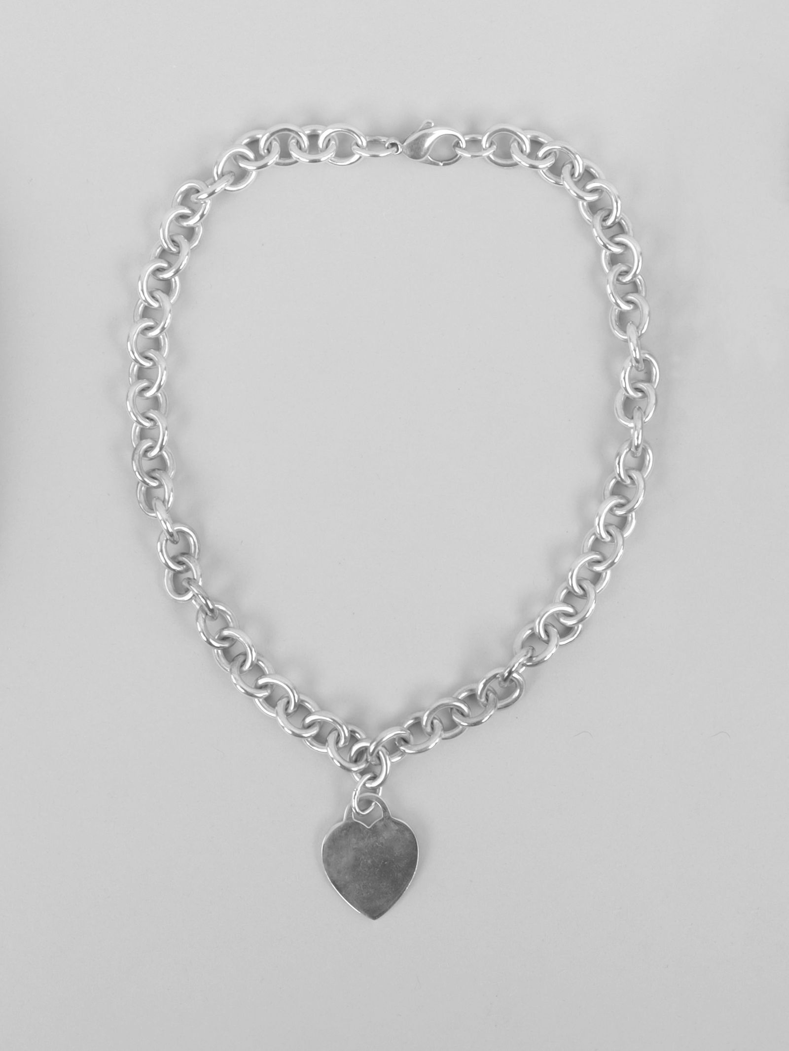 Tiffany & Co. Sterling Silver "Heart Tag" Necklace (1 of 7)