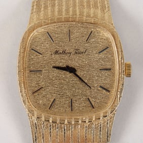 Mathey Tissot 14k Gold Men's Wristwatch