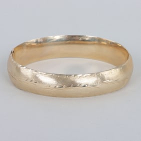 14k Gold Bangle