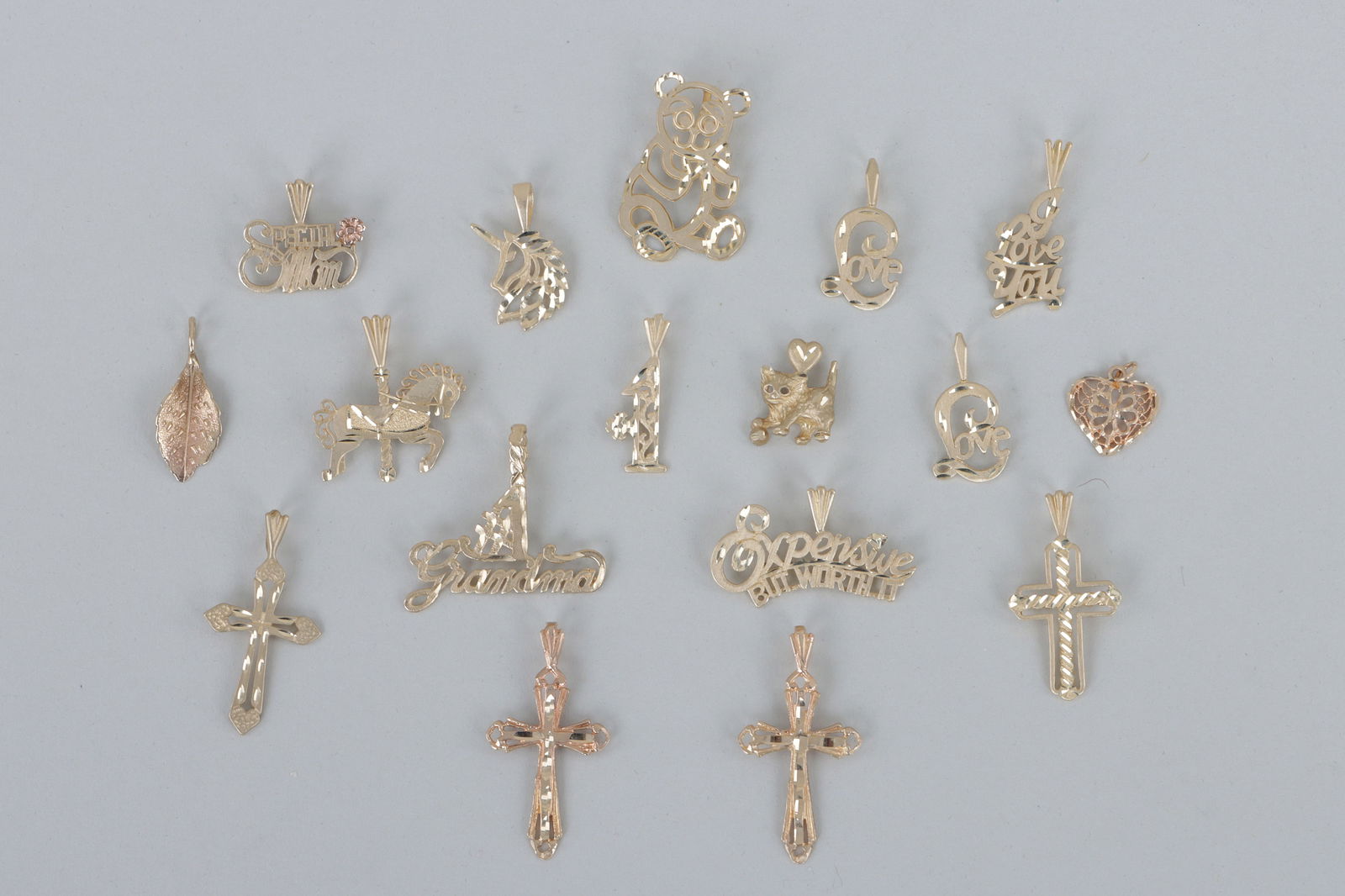 Group of (17) 14k Gold Charms (1 of 3)