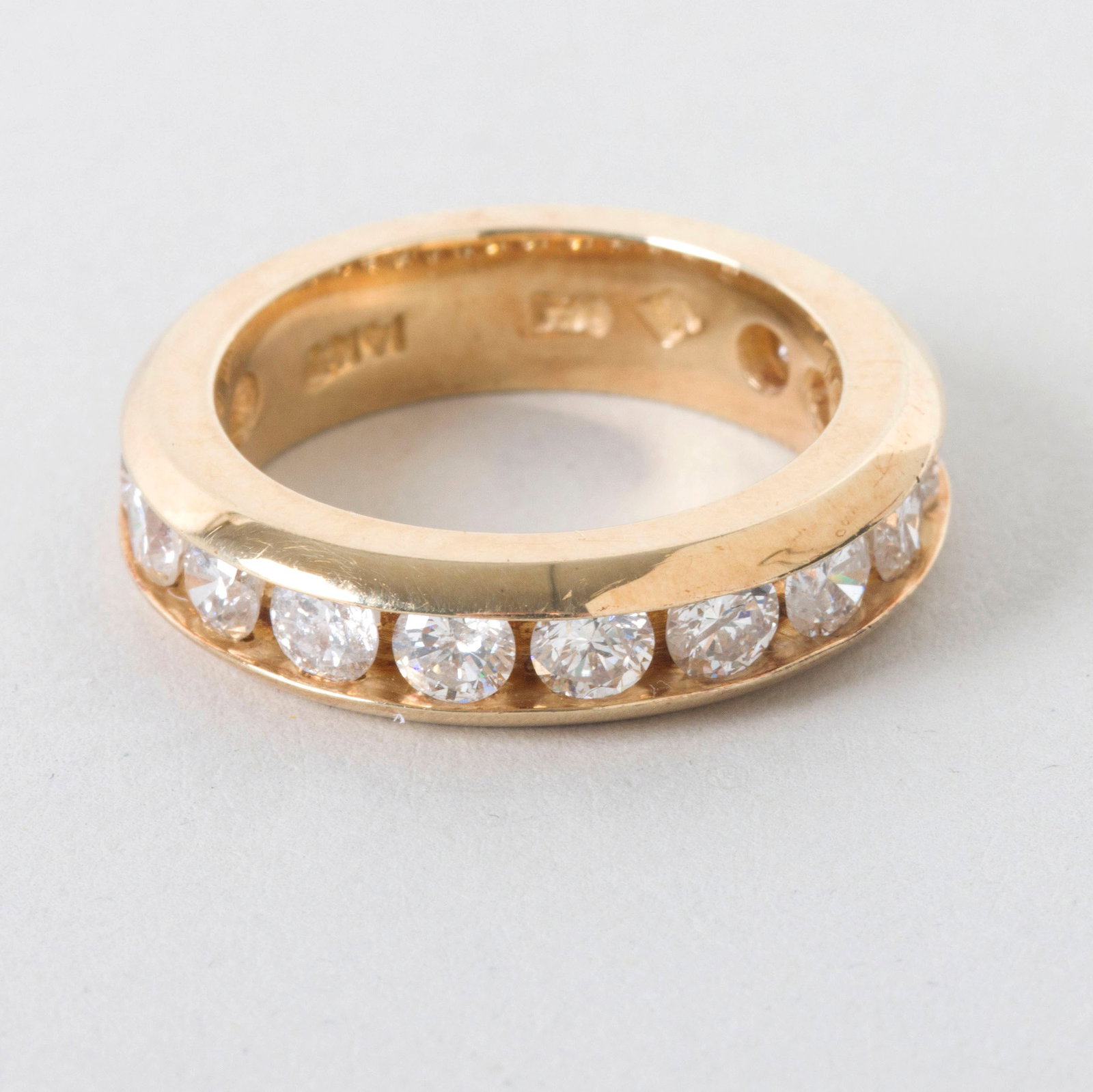 14k Gold Diamond Band (1 of 8)