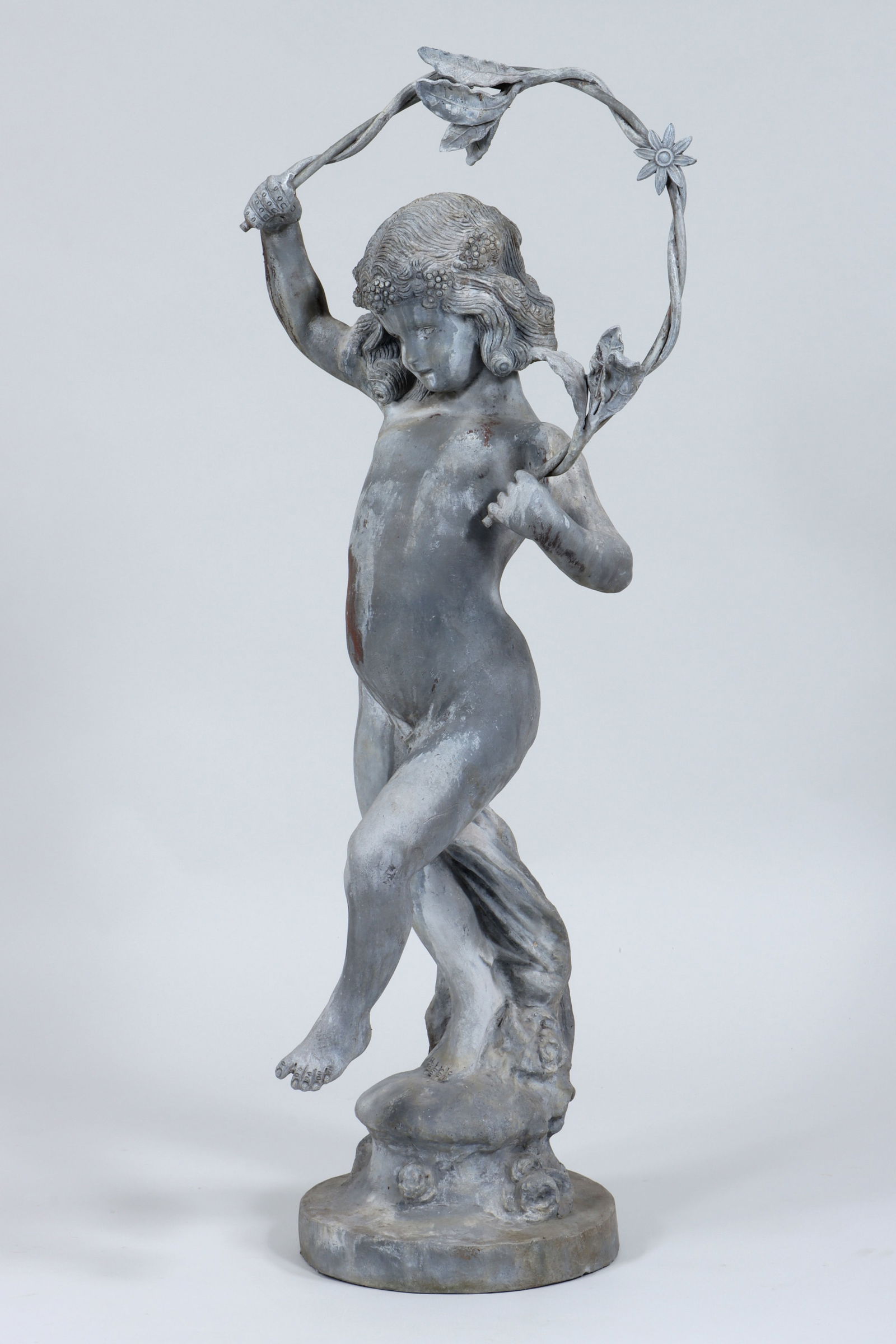 Figural Lead Garden Statue (1 of 11)