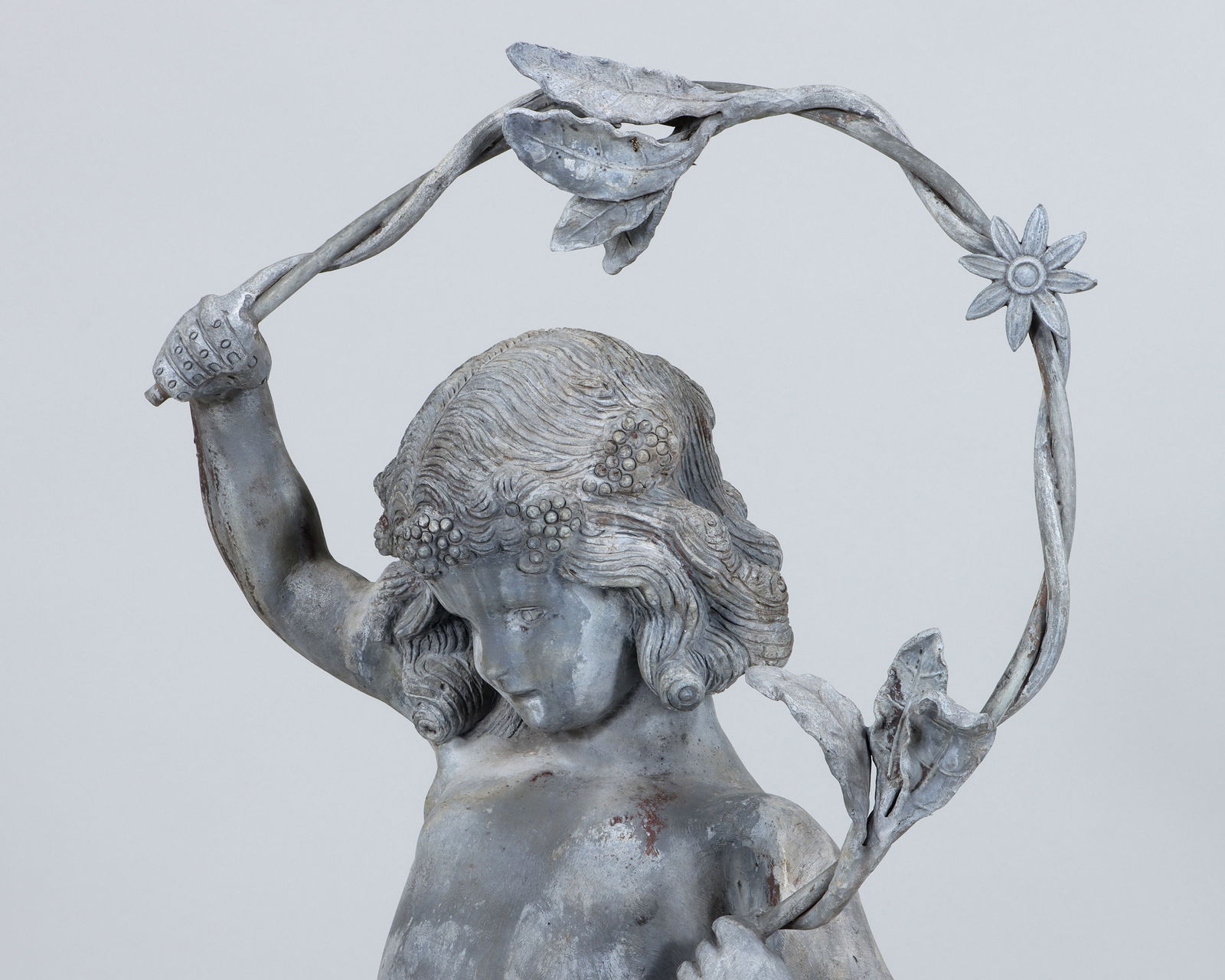 Figural Lead Garden Statue - 2