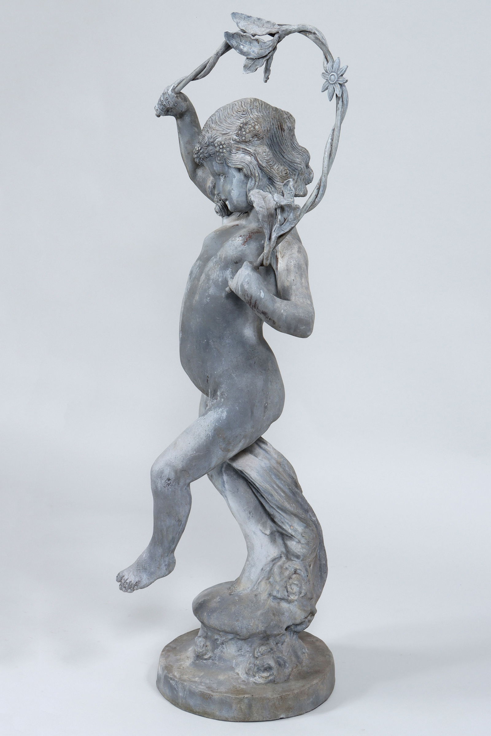 Figural Lead Garden Statue - 5