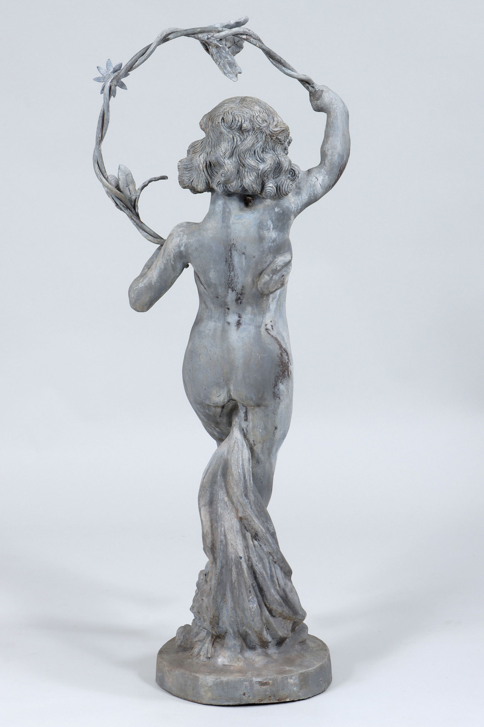 Figural Lead Garden Statue - 6