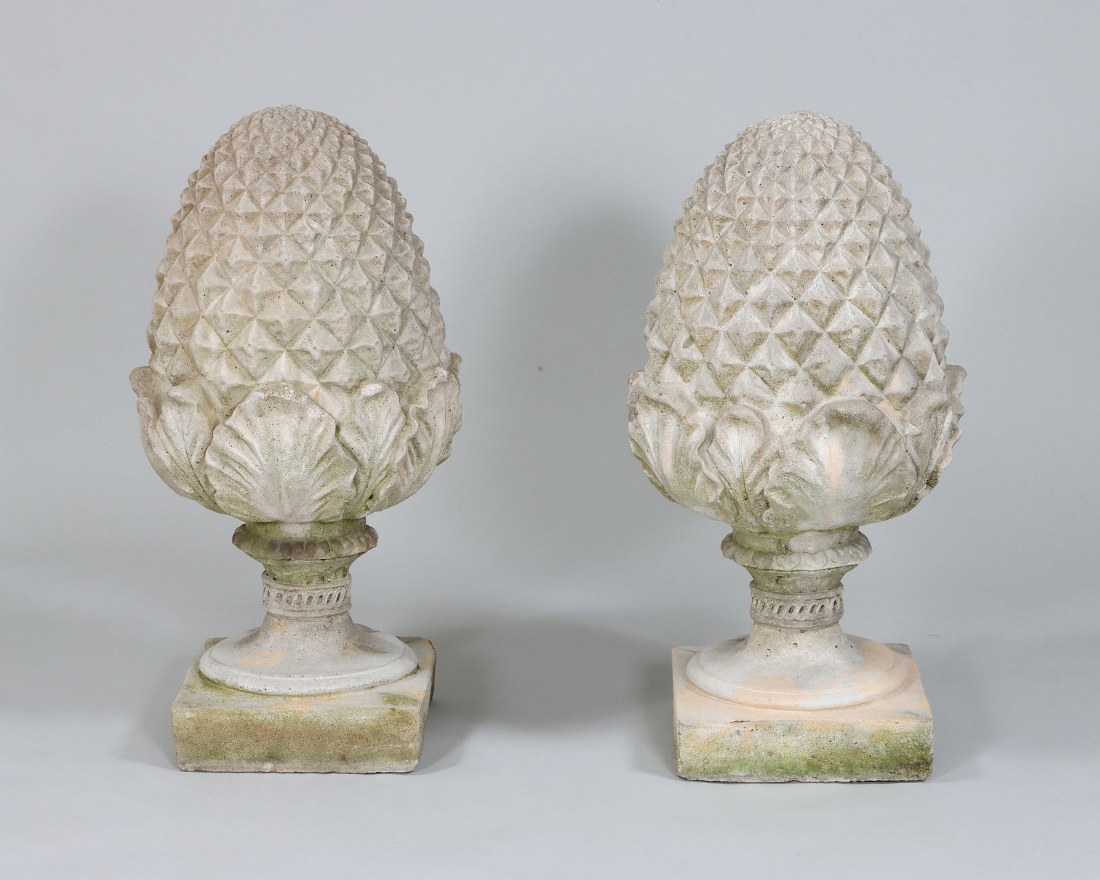 Pair of Large Cast Stone Pineapples (1 of 6)