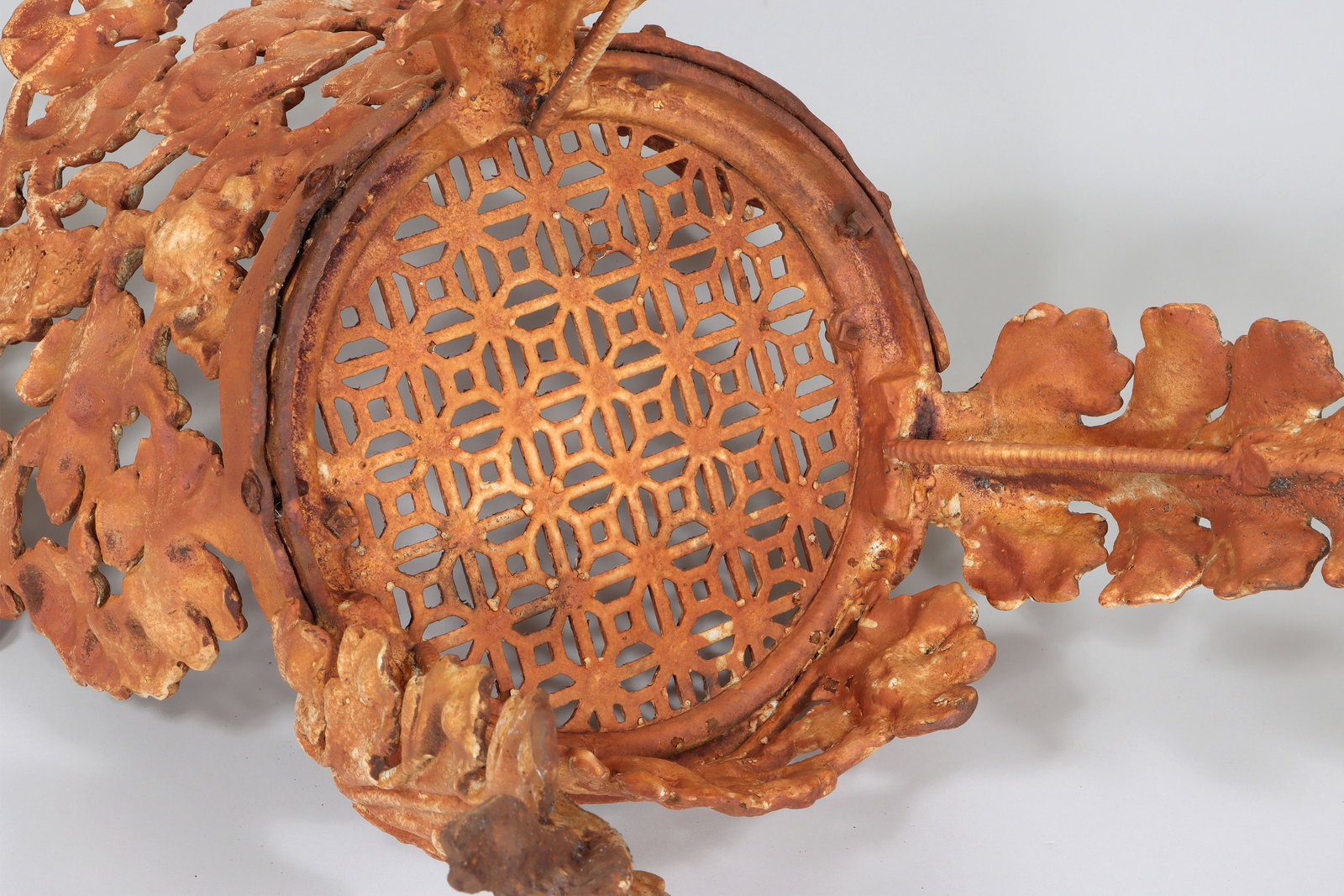 Pair of Heavy Cast Iron Garden Seats - 6