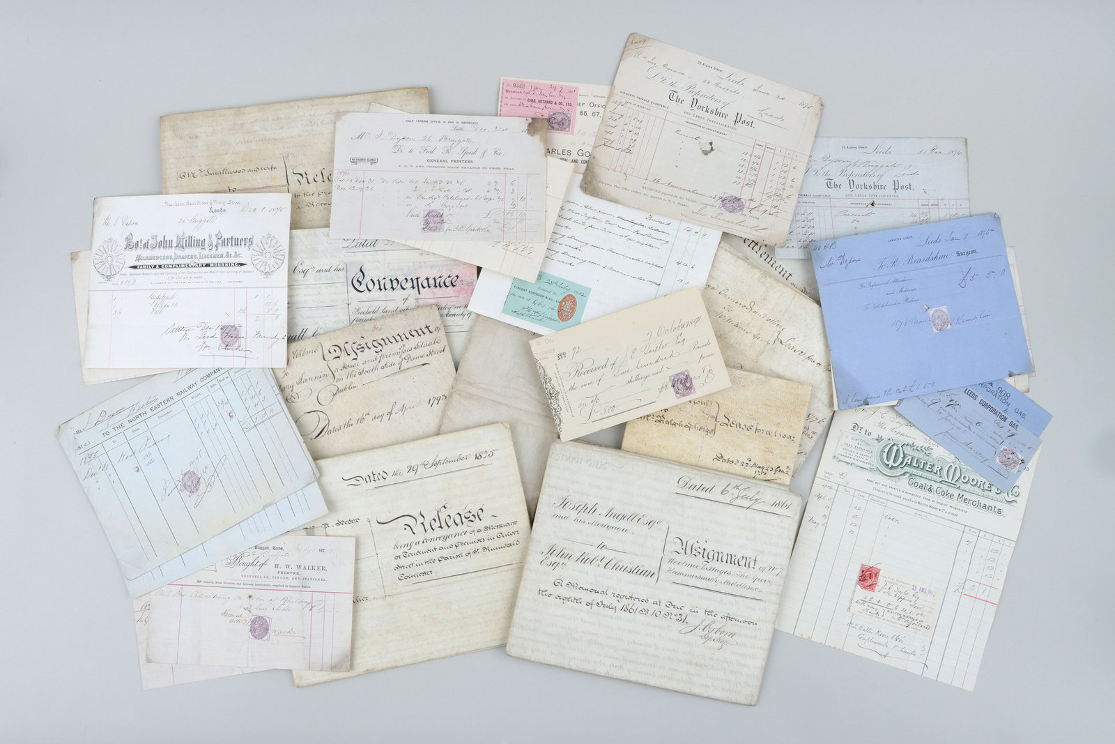 Goldsmiths' Indentures, 18th/19th Century (1 of 20)