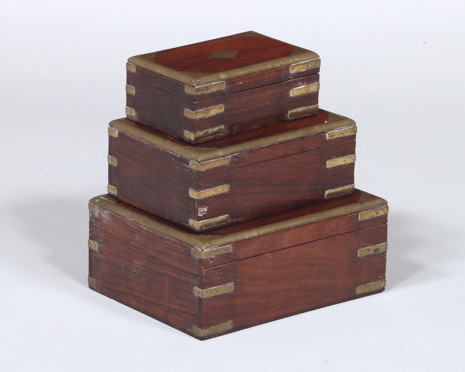 Brass-Mounted and Inlaid Wood Boxes (1 of 7)