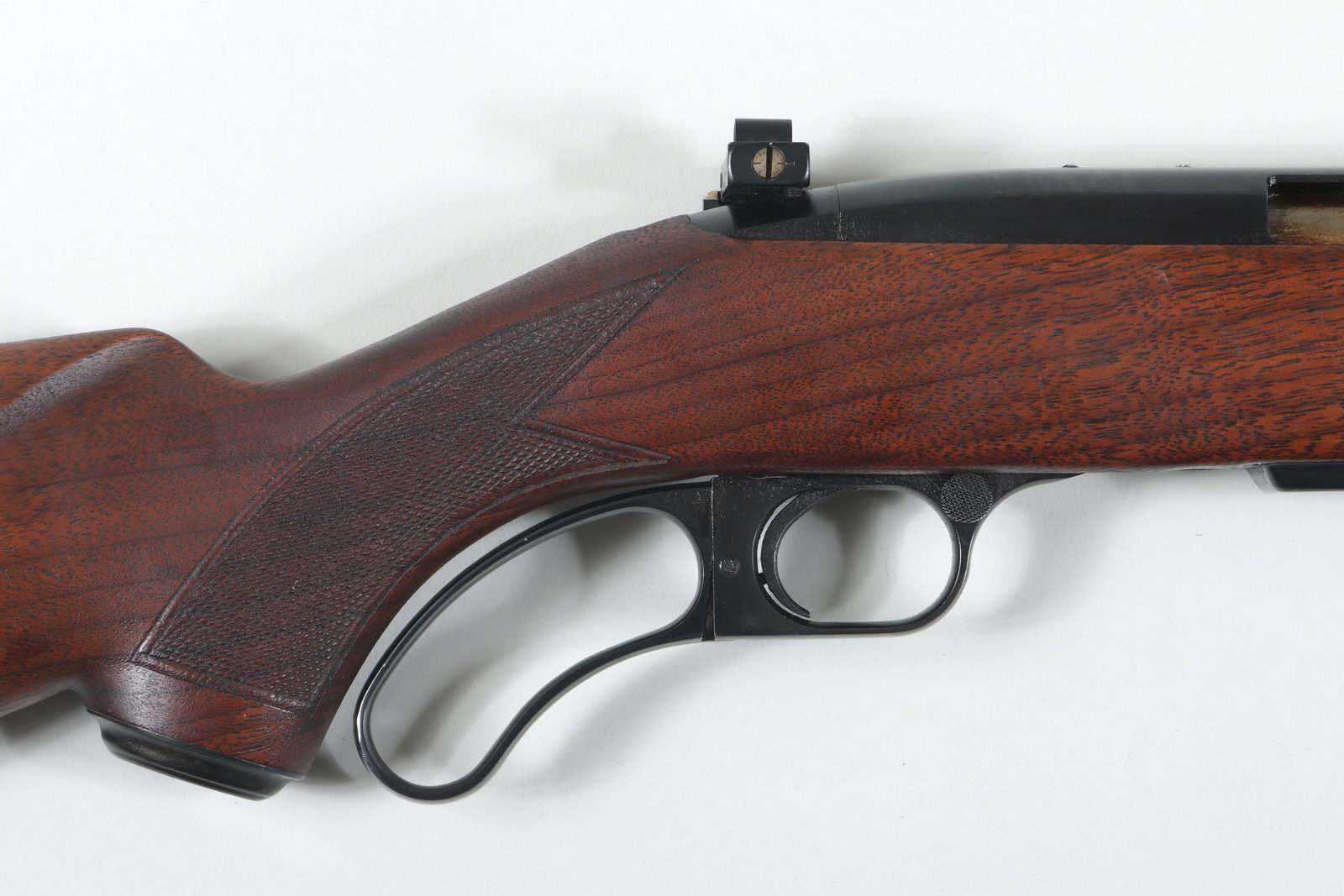 Winchester Pre-64 (1956) Model 88 Lever Action Rifle: Winchester Pre-64 (1956) Model 88 Lever Action Rifle in 308 Caliber The barrel measures 22" with a bright excellent bore. The rifle has both open sights and is factory tapped for scope mounts for a re