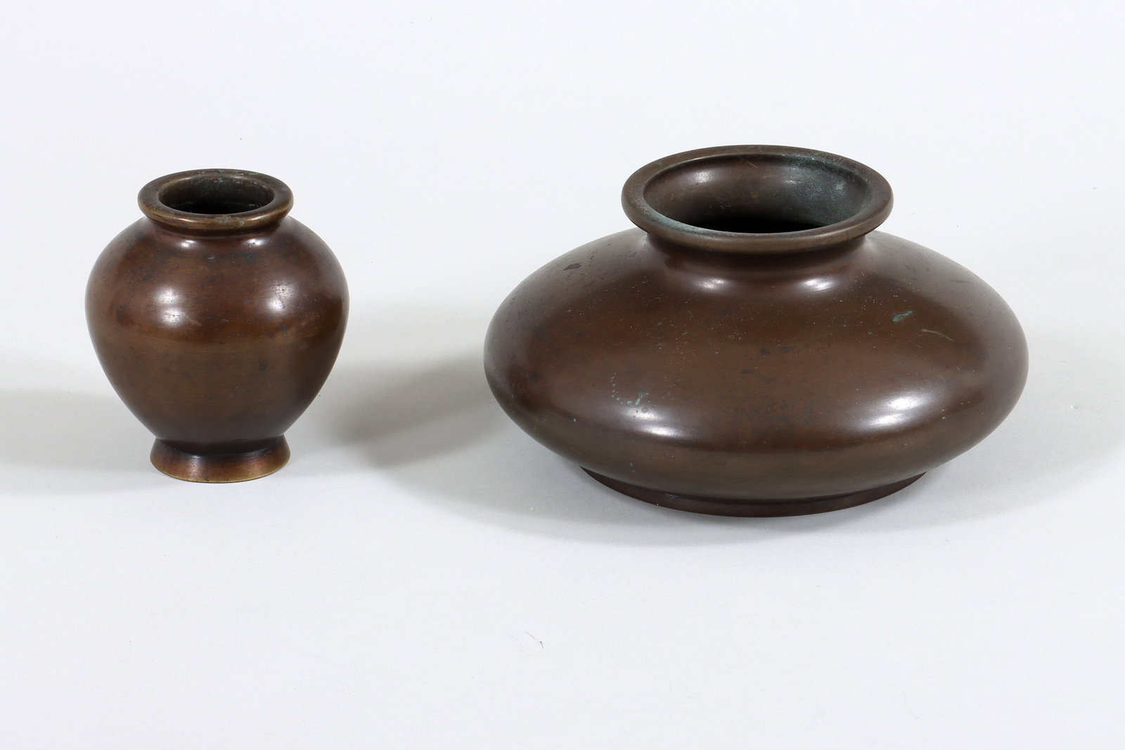 Group of (2) Asian Bronze Vases (1 of 6)