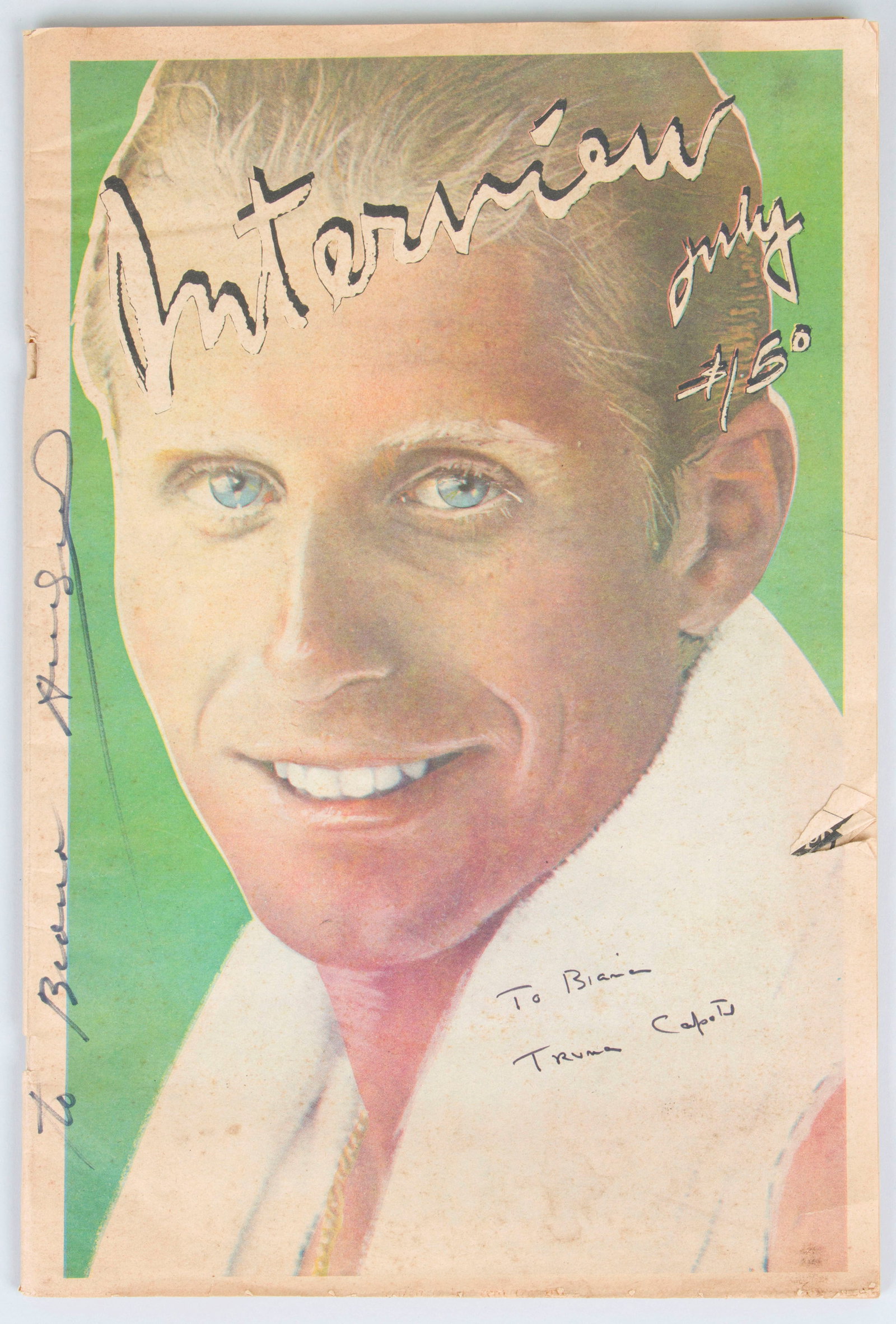 Signed by Andy Warhol and Truman Capote, July 1979 (1 of 8)