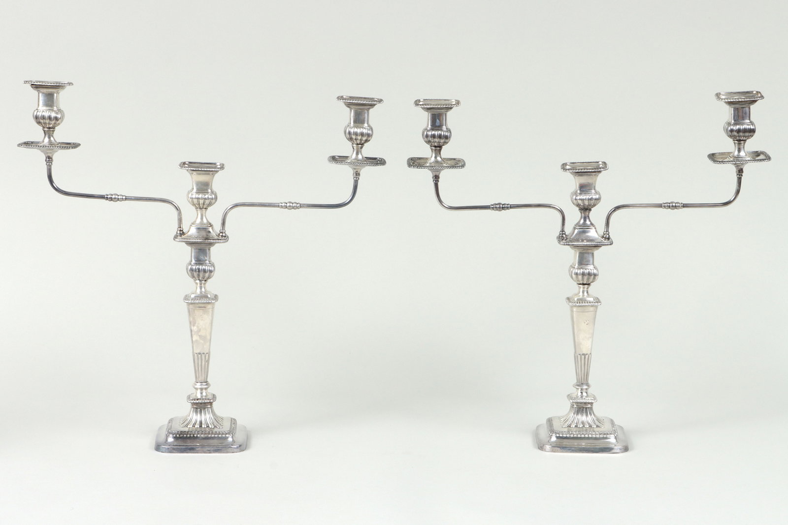 Large Sheffield Silverplate Candelabra (1 of 7)