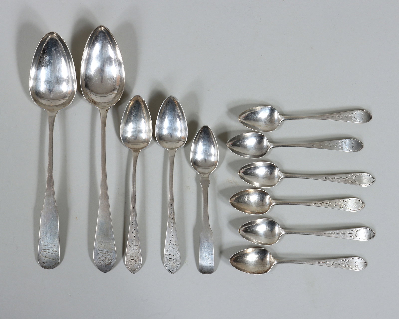 18th/19th Century American Spoons by Sayre Family (1 of 10)