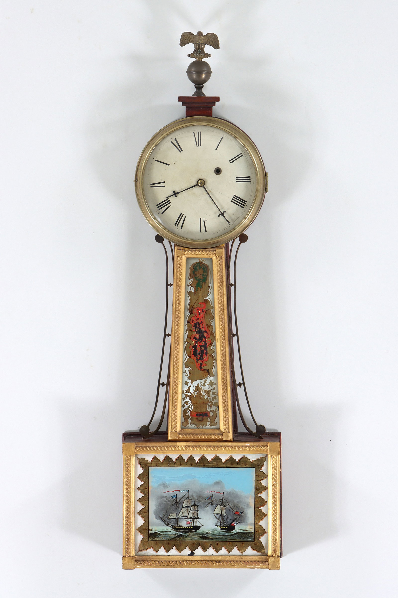 American Banjo Clock with Seascape (1 of 12)