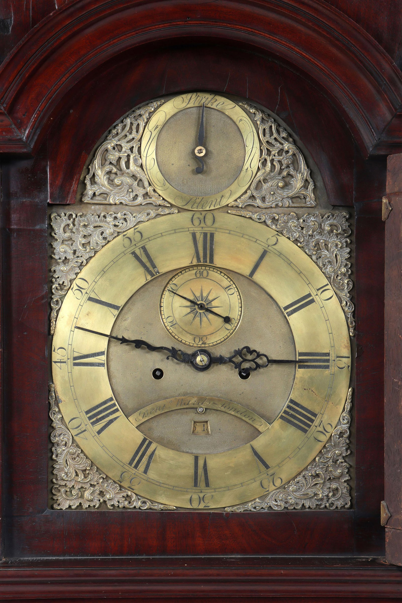 Georgian Mahogany Tallcase Clock, Benjamin Ward, London, 18th Century - 3